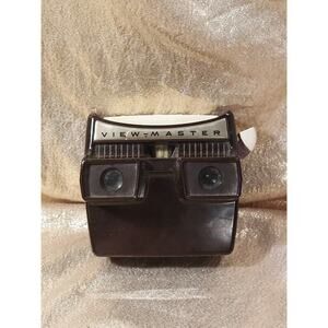 Viewmaster Viewer 40s 50s Sawyer's View Master Brown Bakelite Lighted Working